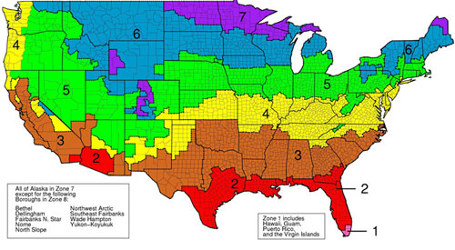 r-value insulation map based on climate in Vermont